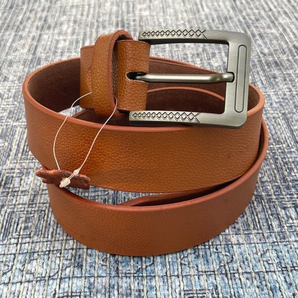 Other - Genuine Leather Waistband Handmade Brown Belt Pin Buckle Belt Size 41-42 inches